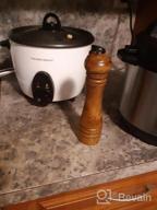 img 1 attached to 🌶️ MY#8F Wood Pepper Grinder with Adjustable Grinder - High-Quality Pepper Grinders, 5"-YM02 review by David Turner