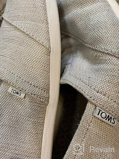 img 1 attached to TOMS Heritage Men's Alpargata Unbleached Loafers & Slip-Ons: Stylish Comfort for Every Step review by Raysean Forth