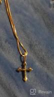 img 1 attached to 🌟 Exquisite TOPGRILLZ 925 Sterling Silver Gold Plated Cross Necklace: A Stunning and Sacred Fashion Accessory for Women review by Ronald Wheeler