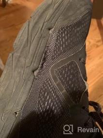img 8 attached to Спортивные кроссовки Skechers CUSHION 54450 - мужская обувь черного цвета с угольным оттенком.