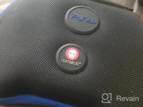 img 5 attached to Защитите свои контроллеры в дороге с помощью официального футляра Numskull для PS4 DualShock: прочный жесткий дорожный футляр и сумка для хранения идеально подходят для контроллеров Playstation 4 и Playstation 3