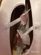 img 1 attached to DREAM PAIRS Sophia 22 Adorables Ballerina Girls' Shoes review by Juan Mcallen