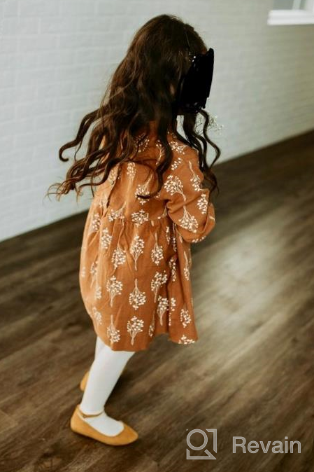 img 1 attached to Cute and Comfortable Girls Long Sleeve Shirt Dress for Casual and Party Wear (Sizes 1-7 Years) review by Vincent Bain