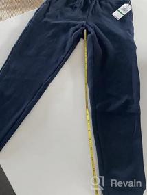 img 4 attached to 👖 Shop the Best Nautica School Uniform Fleece Sweatpants for Boys