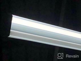 img 8 attached to 10 Pack 4FT LED Shop Light для гаражей, 42W 4800LM 5000K White LED Shop Lights, светодиодный потолочный светильник с вытяжной цепью (ON / Off), линейный светильник рабочего освещения с вилкой