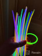 img 1 attached to PartySticks Glow Sticks Party Supplies 100Pk - 8 Inch Glow In The Dark Light Up Sticks Party Favors, Glow Party Decorations, Neon Party Glow Necklaces And Glow Bracelets With Connectors review by Valarie Bennett