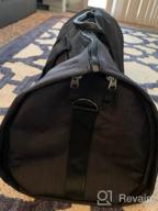 картинка 1 прикреплена к отзыву 60L Large Travel Duffel Bag With Shoes Compartment Convertible Suit Carry On Garment Bag Weekender For Men Women от Eric Krull