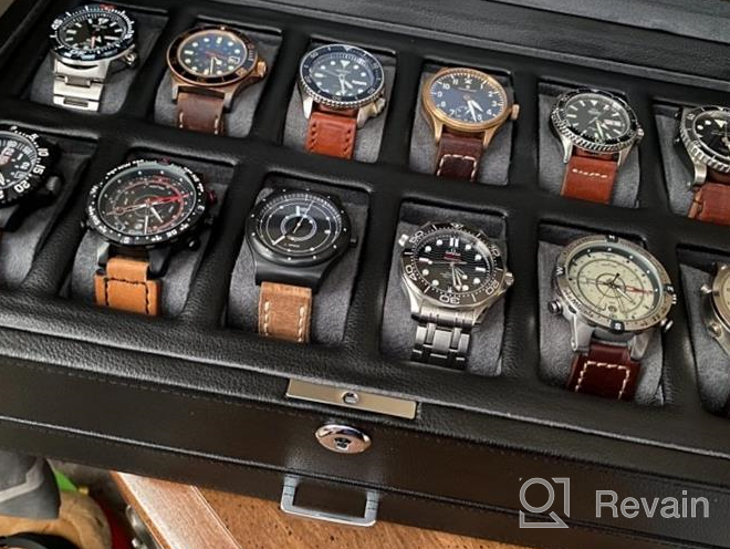 img 1 attached to Organize Your Timepieces In Style With Rothwell'S Luxury Leather Watch Box review by Bryant Randolph