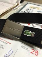 img 1 attached to Lacoste Mens Textile Signature Black review by Justino Pratama