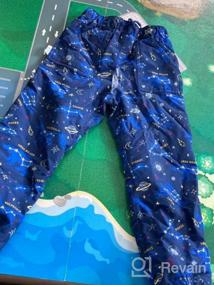 img 8 attached to JAN & JUL Waterproof Puddle-Dry Rain Pants: Ultimate Protection for Toddlers and Kids
