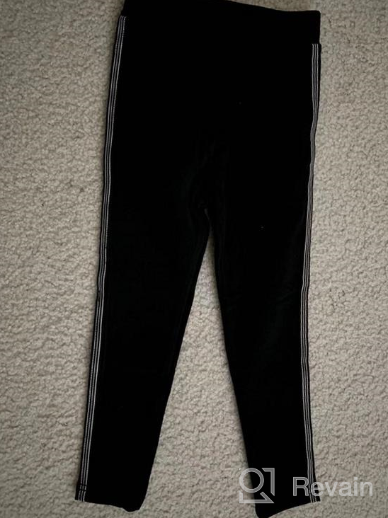 img 1 attached to Warm and Comfy Idlecat Girls' Leggings: 95% Cotton, Solid, Size 2-16 review by Denise Shippee