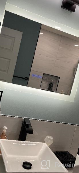 img 1 attached to Upgrade Your Bathroom With Modern Black LED Vanity Lights - 23.62 Inch Long, Cool Light 5500K, And 22W Power review by Chris Benton