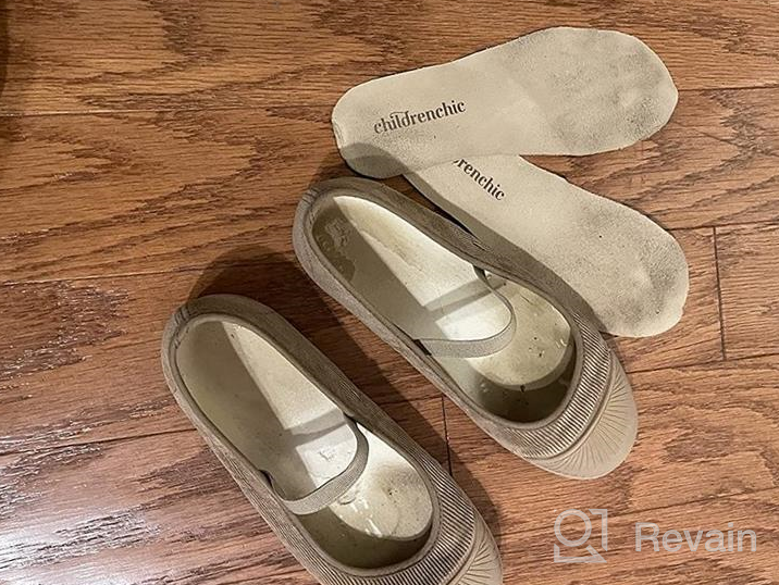 img 1 attached to Stylish and Comfy Childrenchic Canvas Elastic Janes Corduroy Girls' Shoes review by Chrissy Ramirez