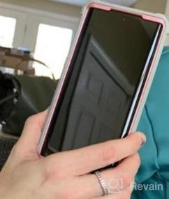 img 5 attached to Прочный прозрачный чехол для Samsung Galaxy Note 10 с гибридным бампером, поддержкой беспроводной зарядки, серией Guardian без встроенной защиты экрана, черным поэтическим чехлом для Galaxy Note 10