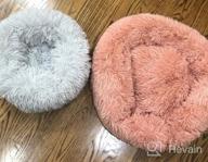 img 1 attached to Calming Dog Bed Donut For Small And Medium Pets - Anti-Anxiety Fluffy Bed By NOYAL review by Ryan Hill