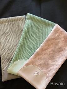 img 6 attached to Protect Your Glasses In Style With Vemiss 3-Pack Eyeglasses Pouches And Cleaning Cloths!