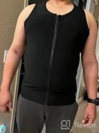 img 1 attached to Gowhods Men'S Slimming Sauna Vest - Heat-Trapping Sweat Enhancing Tank Top For Intense Workouts review by Paul Ziegler
