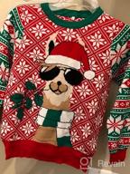 img 1 attached to 🎄 Festive BFUSTYLE Christmas Sweater: Boys' Clothing Pullover Sweatshirt review by Jeff Johnson