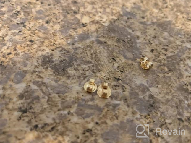 img 1 attached to Finest 14K Gold Replacement Butterfly Push Backs for Stud Earrings: Unleashing the Good, Better, and Best Options review by Mary Medema