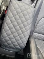 img 1 attached to KMMOTORS Sorento (2021-2023) Console Cover, Armrest Cushion, Black - Essential Accessories For Your Sorento! review by Balakrishna Monzon