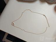 img 1 attached to Girls' Birthday Jewelry - Interlocking Circle Daughter Necklace review by Keith Bradley