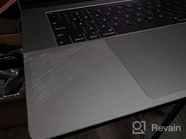 img 1 attached to Protect And Enhance Your MacBook Air 13-Inch A1932 With The Space Gray Palm Rest Cover And Trackpad Protector review by Kachilla Mountain