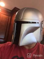 img 1 attached to Rulercosplay Halloween Mask Of Mandalorian Cosplay Mask - Two Versions review by Ryan Farias