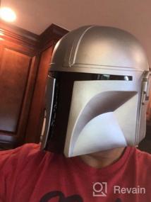 img 5 attached to Rulercosplay Halloween Mask Of Mandalorian Cosplay Mask - Two Versions