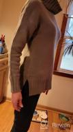 img 1 attached to FISACE Women'S Cozy Cable Knit Oversized Turtleneck Sweater - Perfect For Fall And Winter! review by Mary Chewning