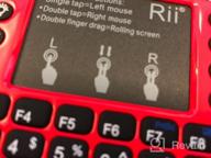 картинка 1 прикреплена к отзыву 🔍 Enhanced Rii i8+ Mini Bluetooth Keyboard with Backlit Touchpad ＆ QWERTY Keyboard – Portable Wireless Keyboard for Smartphones, Laptops, PCs, Tablets, Windows, Mac, TV, Xbox, PS3, Raspberry Pi – White от Montez Parson