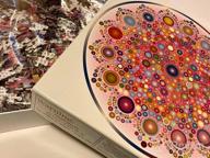 картинка 1 прикреплена к отзыву Bgraamiens Puzzle-геометрическая красочная мандала-1000 штук, креативная красочная мандала в горошек, круглая головоломка, цветная головоломка от Jeff Jackson