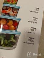 img 1 attached to Organize Your Meals With EATNEAT'S 8-Piece Round Glass Food Storage Containers – Premium Kitchen And Lunch Box Containers With Clear Lids review by Chris Hart