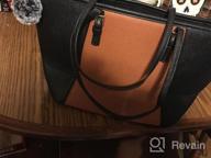 img 1 attached to Women'S Tote Shoulder Crossbody Bags & Matching Wallet Set review by Richard Orozco