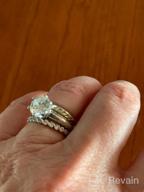 картинка 1 прикреплена к отзыву 925 Стерлинговое серебро Кубический цирконий Банное кольцо на свадьбу на стопу от Boruo размера 4-12 от John Finley