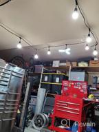 img 1 attached to 45W 4500LM Deformable LED Garage Light, E26/E27 Super Bright Bulb, 6500K Daylight High Bay Ceiling Lamp With 3 Adjustable Panels, Utility Shop Lighting review by Kevin Cheek