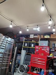 img 5 attached to 45W 4500LM Deformable LED Garage Light, E26/E27 Super Bright Bulb, 6500K Daylight High Bay Ceiling Lamp With 3 Adjustable Panels, Utility Shop Lighting