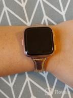 картинка 1 прикреплена к отзыву bayite Genuine Leather Watch Bands for Fitbit Versa 2/Versa Lite/Versa - Stylish and Slim Replacement Straps for Women от Tom Lawson