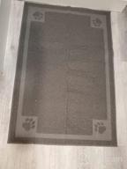 img 1 attached to Non-Slip, Waterproof Pet Feeding Mat | Easy To Clean & Flexible | Darkyazi Large Mat For Dogs And Cats | 24"×36" Grey Mat review by Mitch Wright