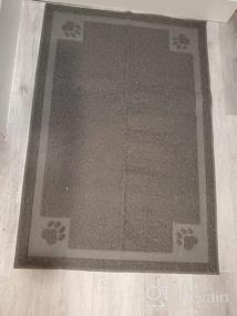 img 7 attached to Non-Slip, Waterproof Pet Feeding Mat | Easy To Clean & Flexible | Darkyazi Large Mat For Dogs And Cats | 24"×36" Grey Mat