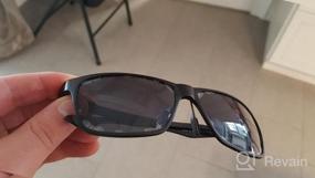 img 8 attached to HD Anti Glare Al-Mg Frame Мужские очки ночного видения для вождения
