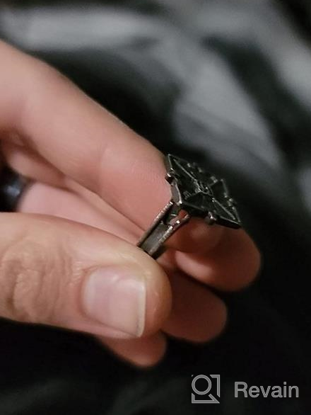 img 1 attached to 🔱 Imperial Signet Ring: Dishonored 2 Emily Kaldwin Edition - Retro Metal Band, Handmade for Authenticity review by Shaylon Bateson