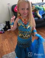 img 1 attached to Girls Genie Arabian Princess Belly Dance Costume For Halloween India review by Michelle Smith