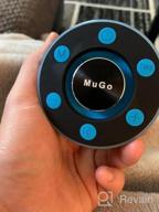 img 1 attached to Waterproof Bluetooth Shower Speaker - MuGo IPX7, Suction Cup, Wireless Portable Speaker with Mic, 8H Playtime, Stereo Sound for Bathroom, FM Radio, Light Show review by Christopher Cheek