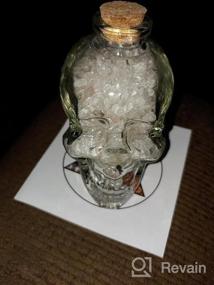 img 5 attached to Набор из 8 мини-бутылок с драгоценными камнями - идеально подходит для домашнего и офисного декора!