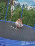 img 1 attached to Kids Trampoline With Enclosure Net - ASTM And CPSIA Approved For Safe Bounce Outdoor Backyard Fun In 8FT, 10FT, 12FT, 14FT & 16FT Sizes review by Greg Mack