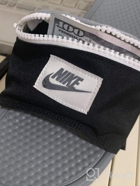 img 1 attached to Nike Men's Benassi JDI Slides with Fanny Pack review by Tyler Vaughn