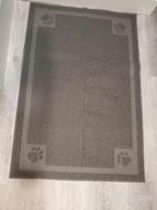 img 1 attached to Large Waterproof Pet Feeding Mat For Dogs And Cats - 24" X 36" Flexible, Easy To Clean, And Non-Slip - Best For Coffee Lovers! review by Sean Fabacher