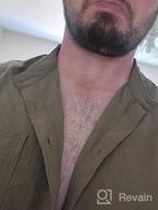 картинка 1 прикреплена к отзыву Оставайтесь прохладными и неформальными с мужскими рубашками "Bbalizko" из льняного хлопка - отличный выбор для лета, пляжа, йоги и многого другого! от Scott Mcgowan