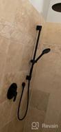 картинка 1 прикреплена к отзыву Gabrylly Brushed Gold Wall Mounted Slide Bar Shower System With High Pressure 10" Rain Shower Head, 5-Setting Handheld Shower Set, And Valve Trim Diverter. от David Forleo