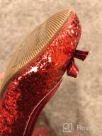 img 1 attached to Doll Maker Glitter Flat FBA173032B 12 Silver Girls' Shoes review by Natasha Meyer